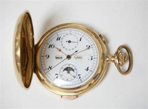 antique pocket watch with chime.